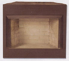 Image of a firebox that can be used as a fireplace.